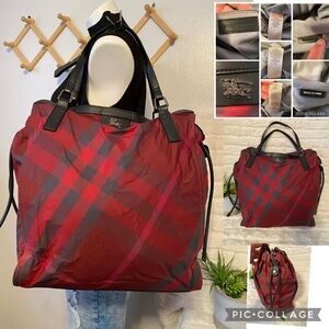Great Condition Burberry Large Nylon Tote Bag